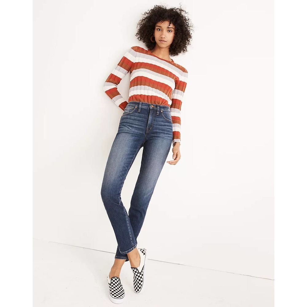 MADEWELL Slim Straight Jeans in Hammond Wash 25
